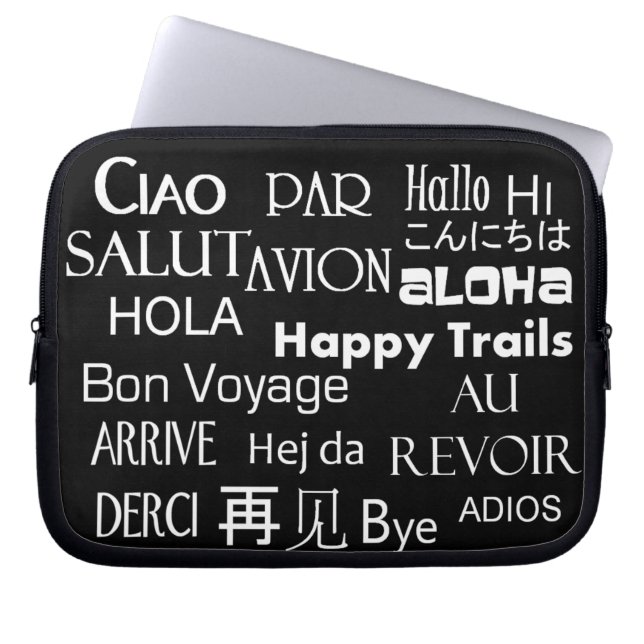 Capa Para Notebook Textos do viagem (Frente)