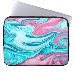 Capa Para Notebook textura abstrato elegante do fluxo líquido de má