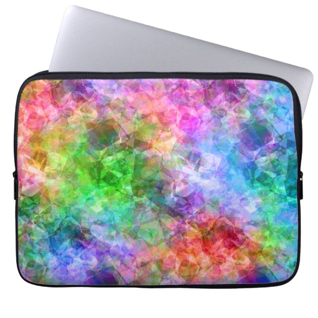 Capa Para Notebook Textura amassada colorida (Frente)