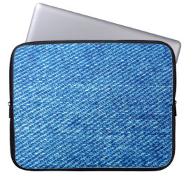 Capa Para Notebook Textura Blue Denim