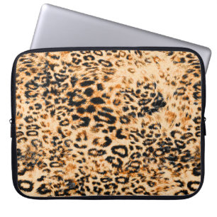 Capa Para Notebook Textura da pele do leopardo, padrão do leopardo