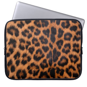 Capa Para Notebook Textura da pele do leopardo: Prato de mancha-leopa