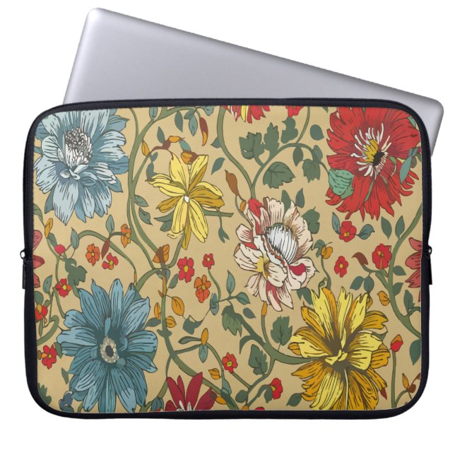 Capa Para Notebook Textura das flores (Frente)