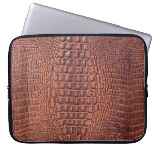 Capa Para Notebook Textura de couro castanho, abstrato,envelhecido,an