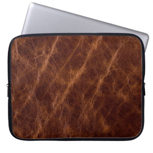 Capa Para Notebook Textura de couro castanho,textura,abstrato,acento