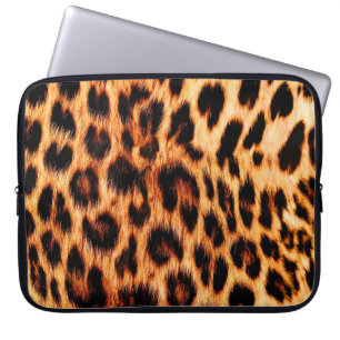 Capa Para Notebook Textura de leopardo, padrão africano sem soldadura
