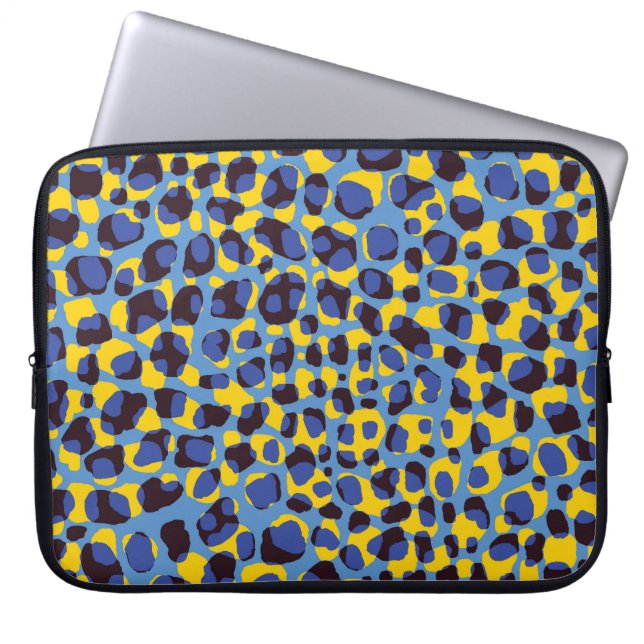 Capa Para Notebook Textura de pele de chita, impressão animal perfeit (Frente)