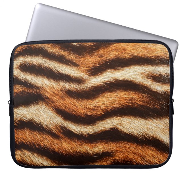 Capa Para Notebook textura de pele de tigre (Frente)