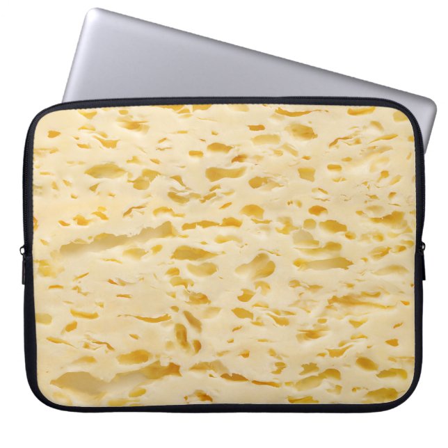 Capa Para Notebook Textura de queijo, furos característicos (Frente)