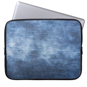 Capa Para Notebook Textura Denim: Fundo do Tecido Vestido