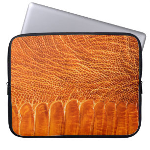 Capa Para Notebook Textura em couro de avestruz