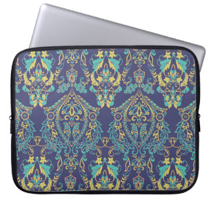 Capa Para Notebook textura floral. Padrão de vintagem sem costura Da