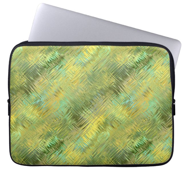Capa Para Notebook Textura Glassosa Amarela Citrina (Frente)