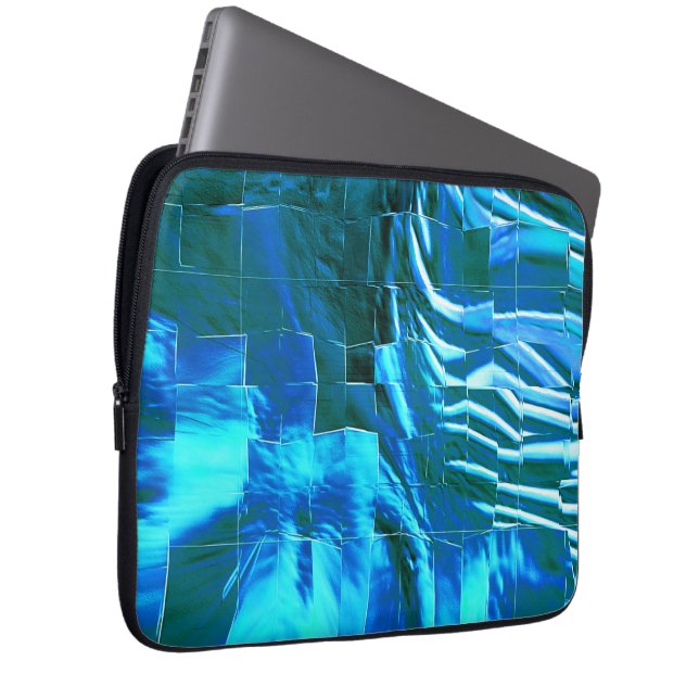 Capa Para Notebook Textura metálica abstrato de mosaico céu limpo (Frente Esquerda)