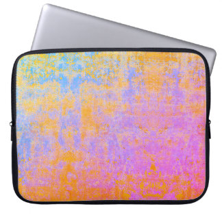 Capa Para Notebook textura pintada em cores de pôr do sol