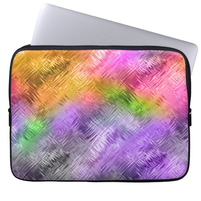 Capa Para Notebook Textura Roxa Glassy Ametrine (Frente)