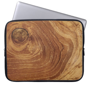 Capa Para Notebook Textura Rústica De Madeira Marrom De Teak Madeira 