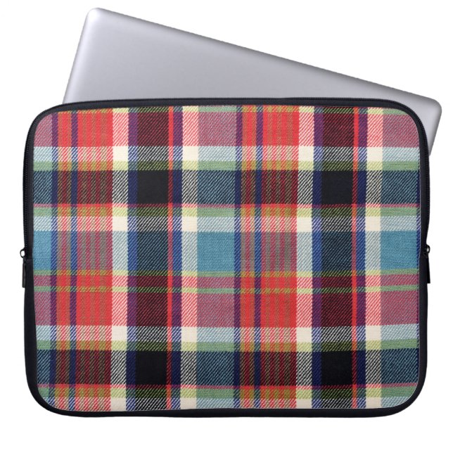 Capa Para Notebook textura têxtil quadrada  (Frente)