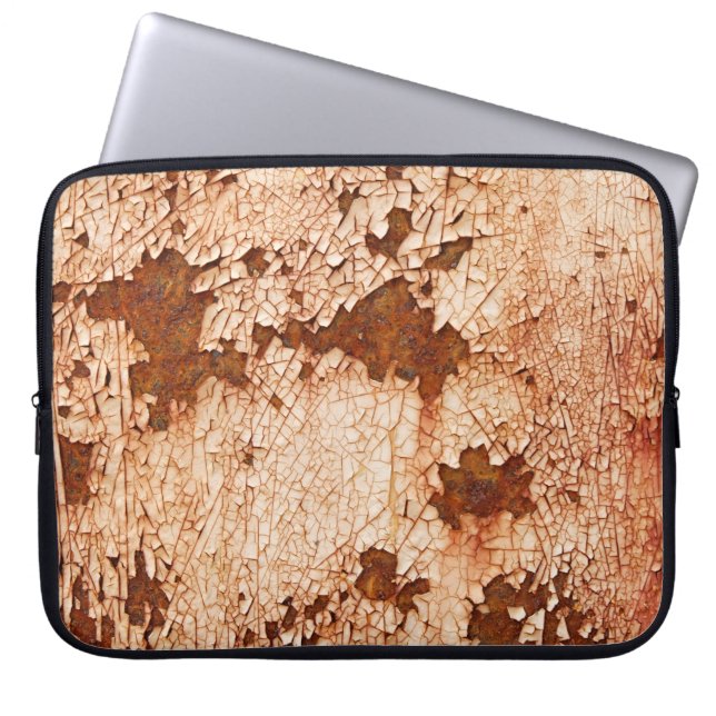 Capa Para Notebook Texturas de ferrugem: fundo de superfície curada. (Frente)