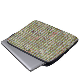 Capa Para Notebook Textured Pointillism Grid Pattern Artwork