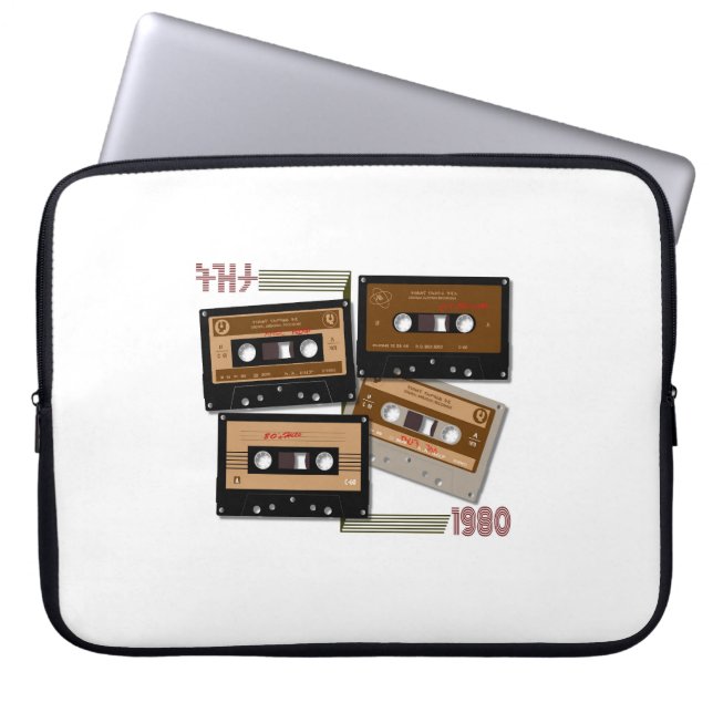 Capa Para Notebook Tezeta Throwback Tunes fita cassete (Frente)