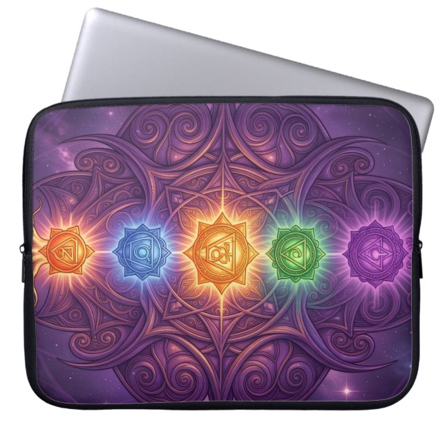 Capa Para Notebook The 7 Chakras´5 (Frente)