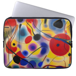 Capa Para Notebook The Blue 10 Abstract Meets Red 6