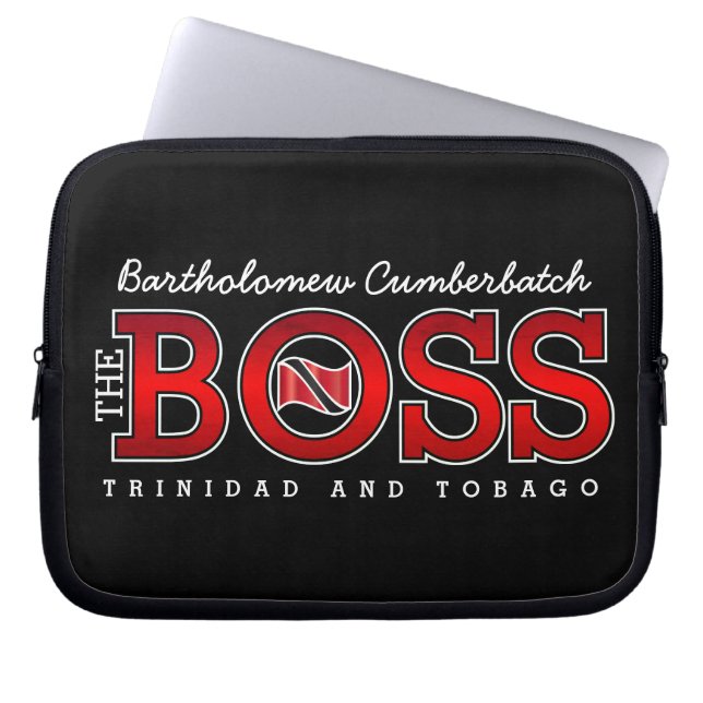 Capa Para Notebook The Boss Trinidad & Tobago (Frente)