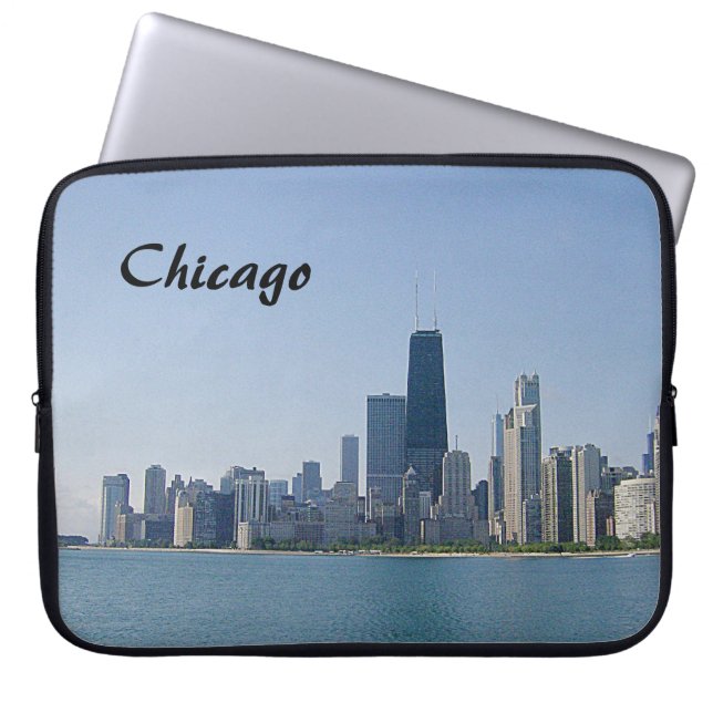 Capa Para Notebook The Chicago Skyline (Frente)