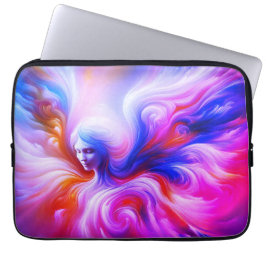 Capa Para Notebook The Colorful Wispy Angel on Front of a