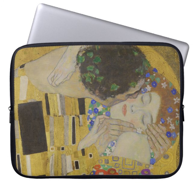Capa Para Notebook The Kiss, Art Nouveau Oil Painting, Gustav Klimt (Frente)