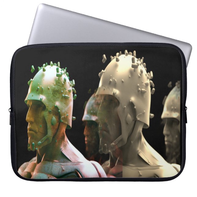 Capa Para Notebook The Metal Army Men on a 15" Laptop Electronics Bag (Frente)