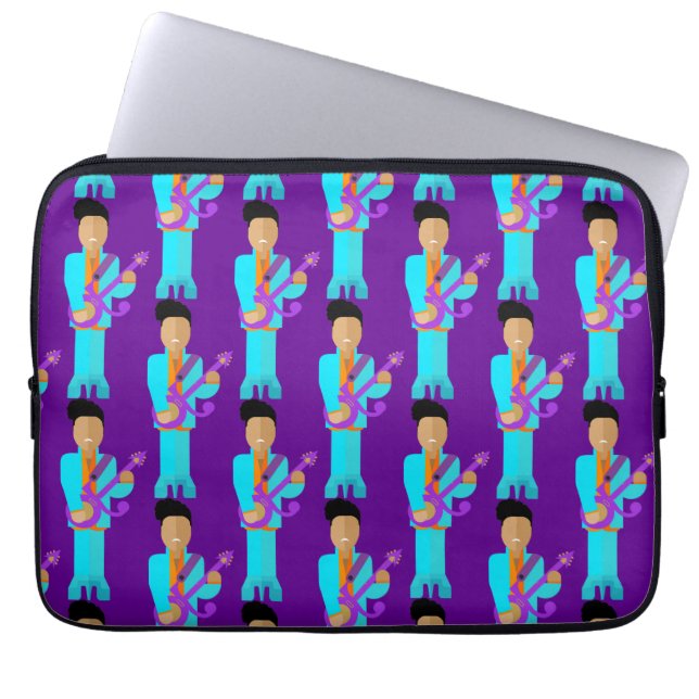 Capa Para Notebook The Purple Pixie – Patterned Laptop Sleeve (Frente)