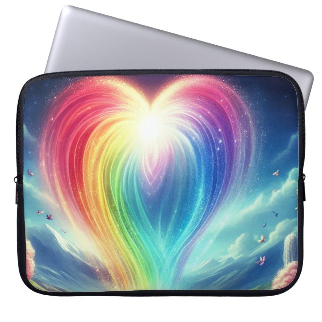 Capa Para Notebook The Rainbow of Love All Over Us Electronics Bag (Frente)