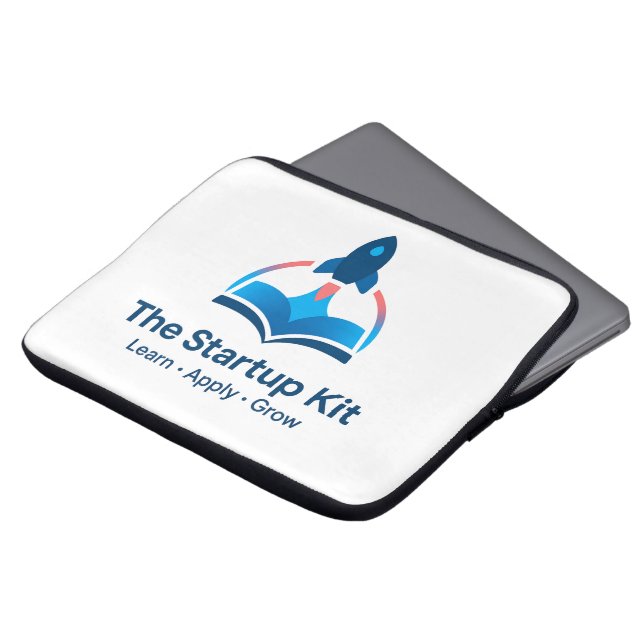 Capa Para Notebook The Startup Kit | Neoprene Laptop Sleeve (13") (Frente Topo)