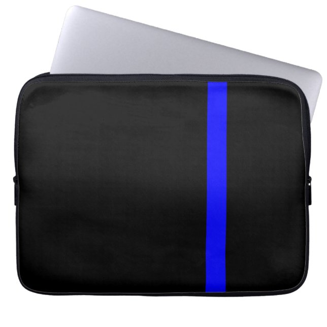 Capa Para Notebook The Symbolic Thin Blue Line Vertical Black (Frente)