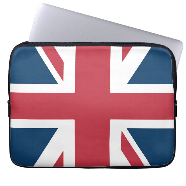 Capa Para Notebook The Union Jack British Flag Laptop Sleeve (Frente)