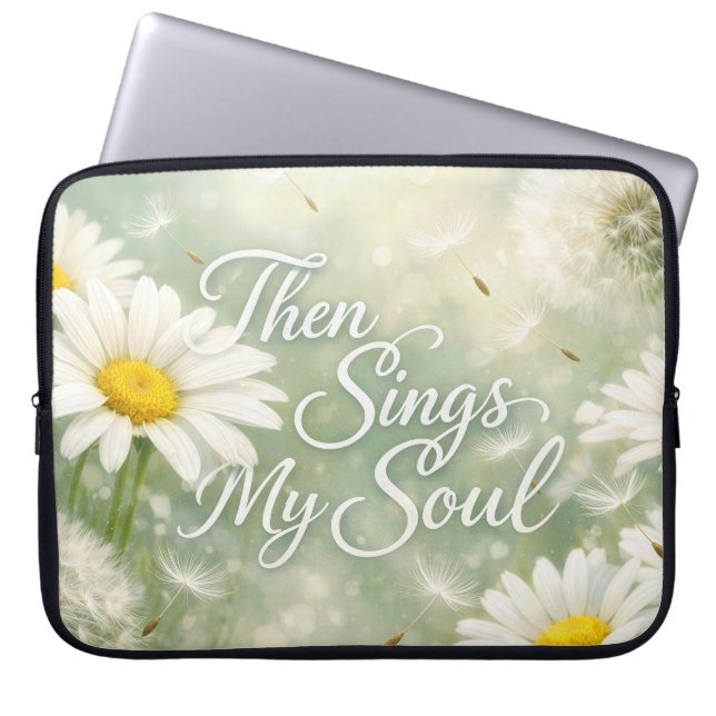 Capa Para Notebook Then Sings My Soul Dandelions and Daisies (Frente)