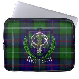 Capa Para Notebook Thomson Scottish Clan Tartan and Crest 