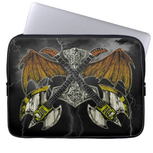 Capa Para Notebook Thor Hammer dos Guitares dos Deuses