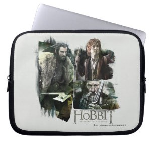 Capa Para Notebook THORIN OAKENSHIELD™, BILBO BAGGINS™ E Gandalf Art