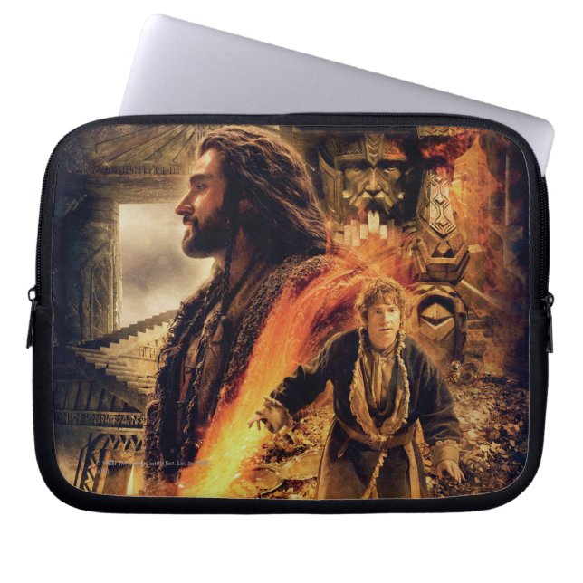 Capa Para Notebook THORIN OAKENSHIELD™ e BILBO BAGGINS™ em Erebor (Frente)