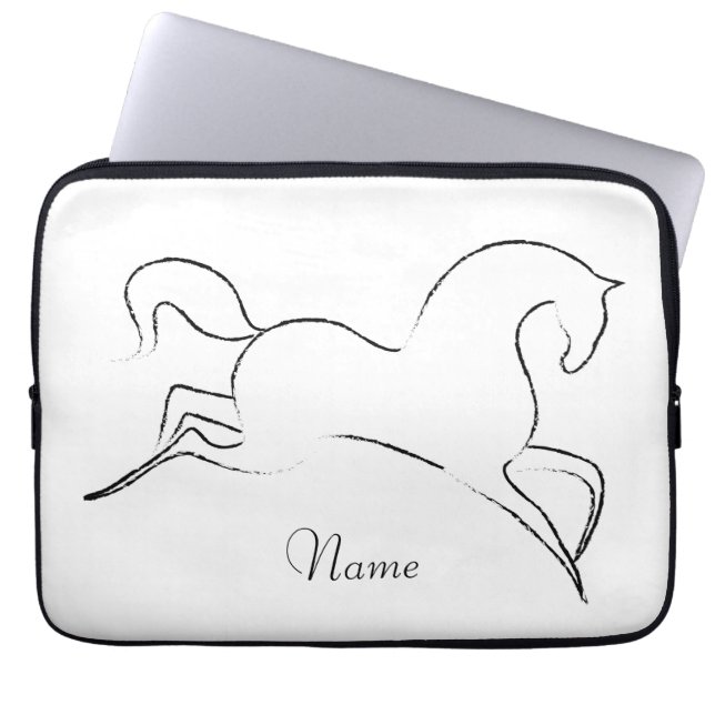 Capa Para Notebook Thunder_Cove Cavalo Selvagem (Frente)
