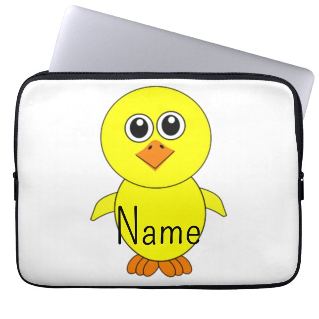 Capa Para Notebook Thunder_Cove do Pintinho Cubo (Frente)