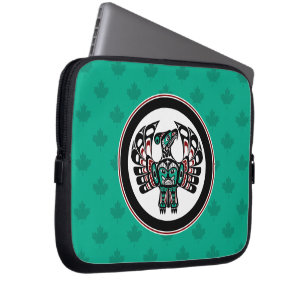 Capa Para Notebook Thunderbird Negra-Americana de Arte Negra