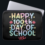 Capa Para Notebook Tie Dye Happy 100º Dia de Professores<br><div class="desc">Tie Dye Happy 100º Dia De Professora Estudante 100 Dias De Camisa-T</div>