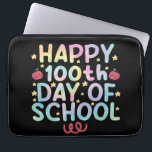 Capa Para Notebook Tie Dye Happy 100º Dia de Professores<br><div class="desc">Tie Dye Happy 100º Dia De Professora Estudante 100 Dias De Camisa-T</div>