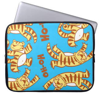 Capa Para Notebook Tiger Cubs Cartoon: Engraçado Sem Olho.