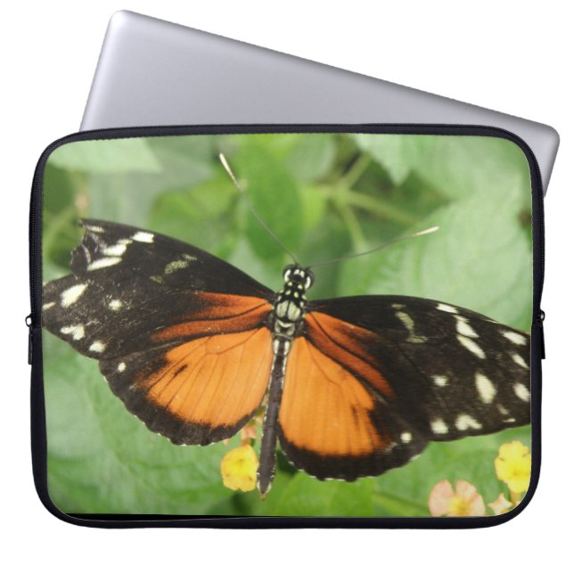 Capa Para Notebook Tiger Longwing Butterfly Bolsa de laptop (Frente)