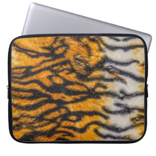 Capa Para Notebook Tiger modelou fundo abstrato, animal, ásia.